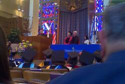 Gail T. Reimer and Judith Kates at Hebrew College Commencement, 2011