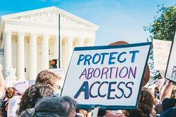 Abortion rights activists protest outside Supreme Court 