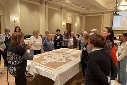 Photo of group at The Temple in Atlanta participating in Full Disclosure workshop