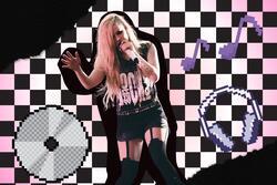 Collage of Avril Lavigne