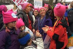 Judith Rosenbaum and daughter march on Washington