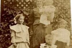 Mary Kobey and her Grandchildren circa 1905