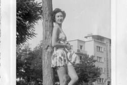 Mollie Weinstein in France, July 1945