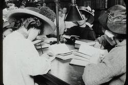 Students at the Library circa 1910s