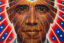 Obama's Third Eye by Alex Grey