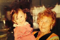 Shayna Goodman with her Grandmother