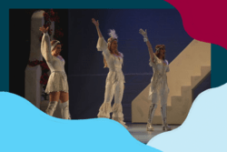 Picture of Main Actresses in "Mamma Mia" Production at the Terazije Theatre in Serbia, 2015