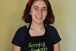 Sofia Gardenswartz in "Serving Spoons" Apron