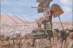 Pharaoh Notes the Importance of the Jewish People by James Tissot circa 1896-1902