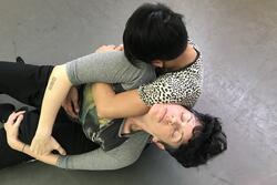 Vic Marks - rehearsal Alexx Schilling and Makisig Salcines from "Pastoral" 2019