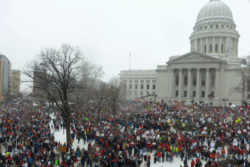 2011 Wisconsin Budget Protest 