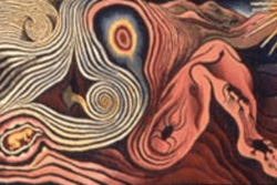 Cropped Excerpt of "The Creation" by Judy Chicago 