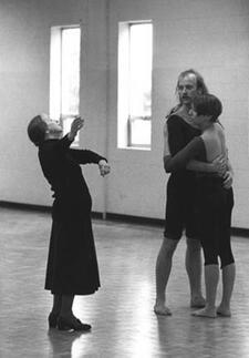 Anna Sokolow Instructing Two Dancers, 1988 