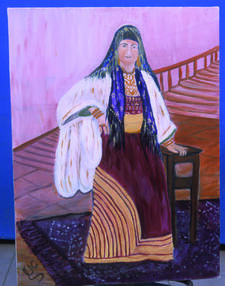A Woman Wearing the Great Dress, by Elisheva Chetrit, 2000