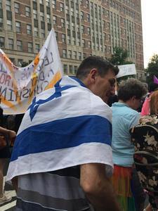 Israeli Flag at D.C. Dyke March