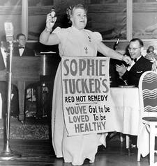 Sophie Tucker Performing Red Hot Remedy