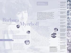 Barbara Myerhoff Poster