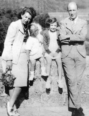 Paulette Weill/Oppert/Fink with Her Family at Le Chamdon Sur Lignon, 1943