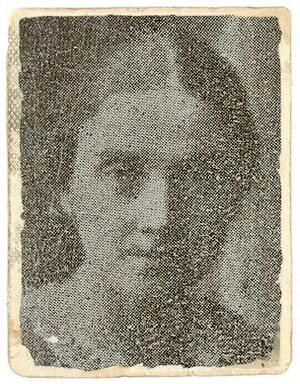 Portrait of Helene Khatskels, circa 1920.