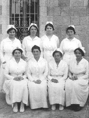 Anna Kaplan in the First Graduating Class of Hadassah School of Nursing, 1921