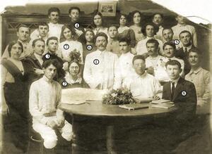 Gymnasia's First Graduating Class, 1913