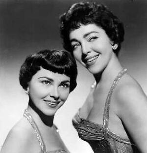 Studio portrait of the Barry Sisters