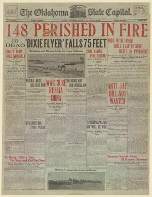 Triangle Factory Fire in the Oklahoma State Capital, March 26, 1911