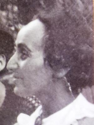 A cropped photo of Yokheved Bat-Miriam in profile