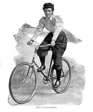 women and bicycles