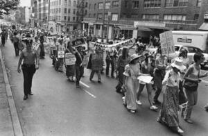 March to Support the Equal Rights Amendment, New York City, 1976, by Diana Mara Henry