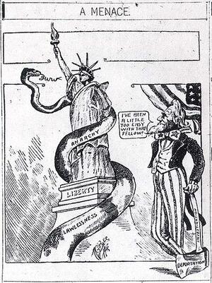 Political Cartoon on Patriotism