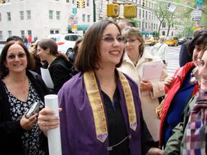 Rabbi Leah Berkowitz at her Ordination