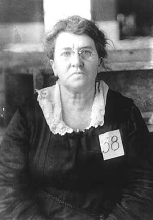 Emma Goldman Deportation Portrait, 1919