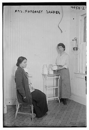 Margaret Sanger and Fania Mindell, Brownsville Clinic, October 1916