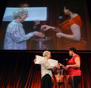 Gail T. Reimer Recieves "Lives of Commitment" Award, May 6, 2011