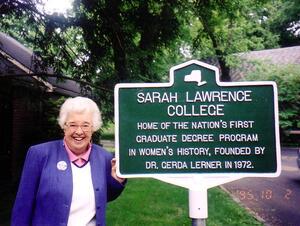 Gerda Lerner at Sarah Lawrence College