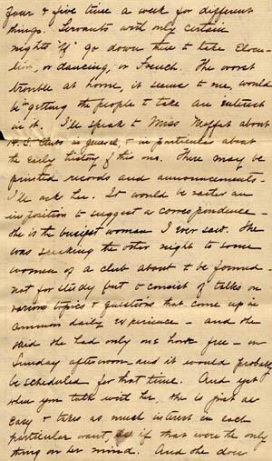 Letter from Gertrude Weil to her family, November 20, 1898, page 12