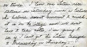 Letter from Gertrude Weil to her Family, September 26, 1897 - excerpt from page 3