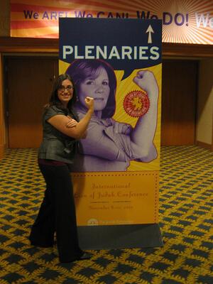 Leah Berkenwald at the International Lion of Judah Conference, New Orleans, 2010