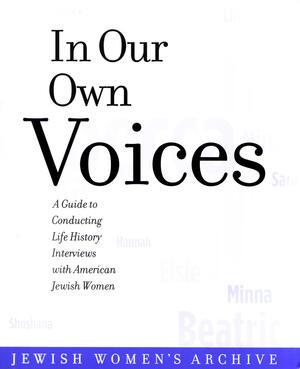 "In Our Own Voices" eBook Cover by Jewish Women's Archive, 2005