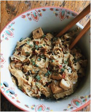 Yuba Noodles with Tofu