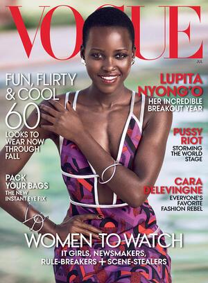 Lupita Nyong'o, Vogue, July 2014