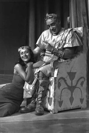 Miriam Zohar and Shimon Finkel, 1953
