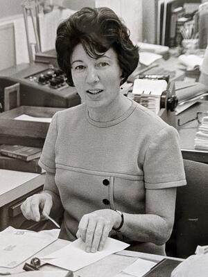 Miriam Rykles, Harvard lab, 1967