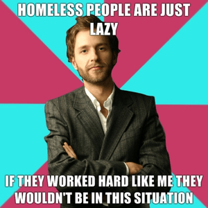 Meme about the Homeless 