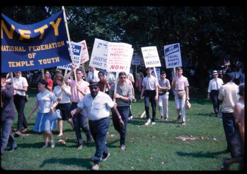 National Federation of Temple Youth at the March on Washington, August 28, 1963