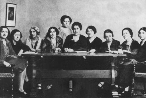 British Delegation to World WIZO Founding Conference, Carlsbad, 1921