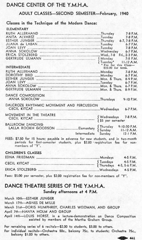 Anna Sokolow's Joint Recital at New York's 92nd Street Y, 1940, Page 4