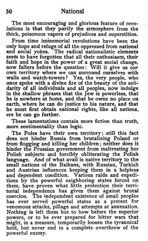 Article Critical of Jewish Nationalism From the First Issue of Mother Earth, Page 2