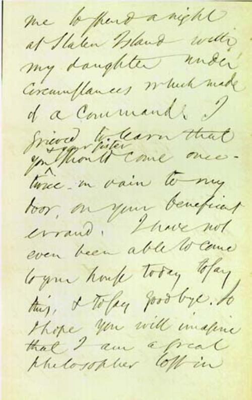 Letter from Ralph Waldo Emerson to Emma Lazarus, page 2